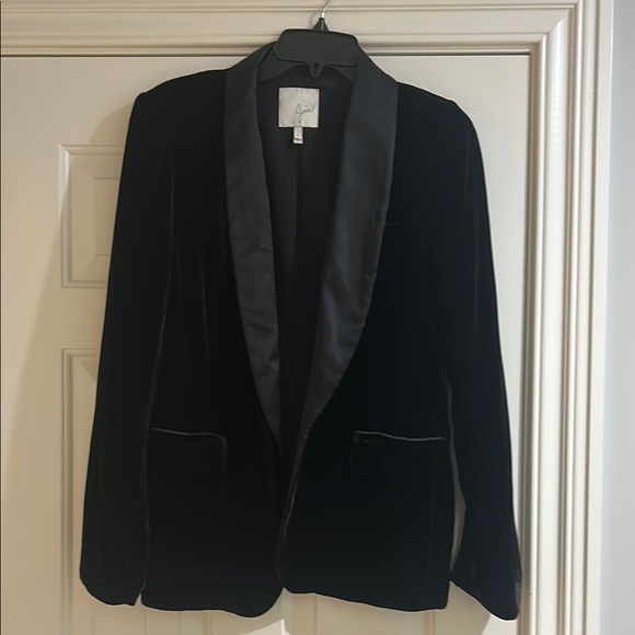Joie Black Velvet Blazer - Picture 1 of 4